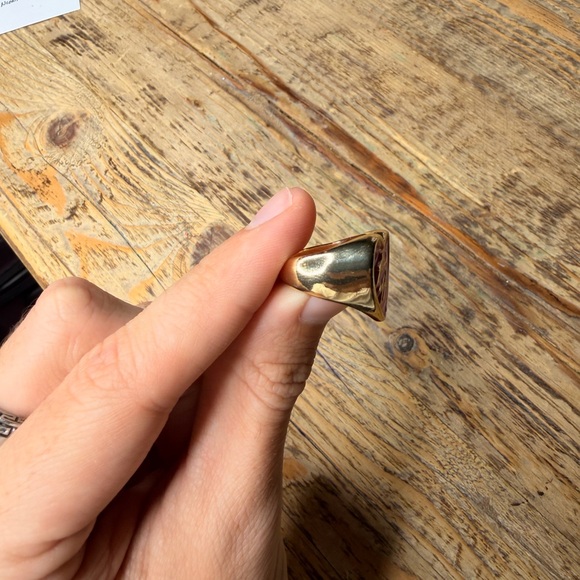 Pink Heart Ring with Gold Accents - Picture 4 of 6